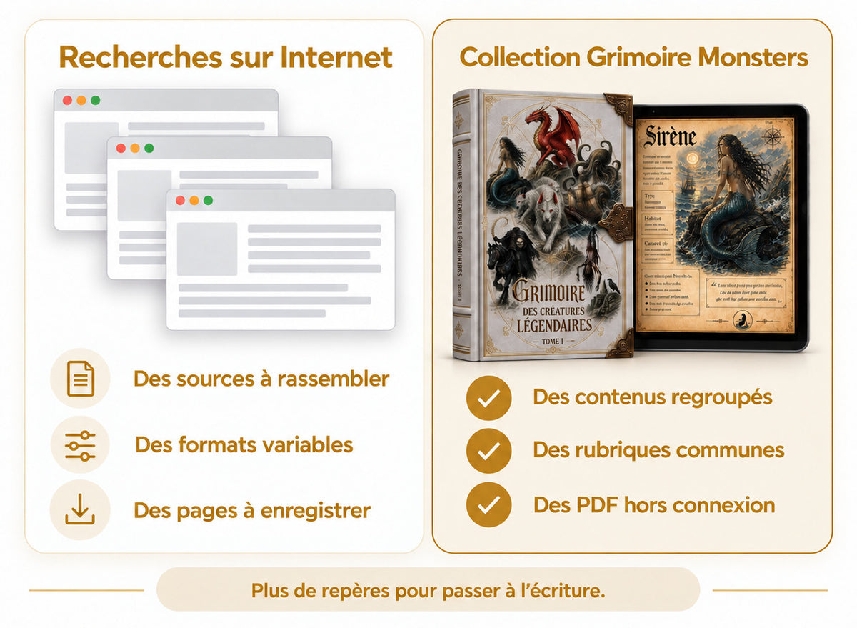Vos recherches éparpillées sur Internet, puis réunies dans la Collection