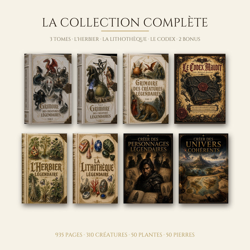 La Collection Complète — 5 Grimoires + Codex — 1