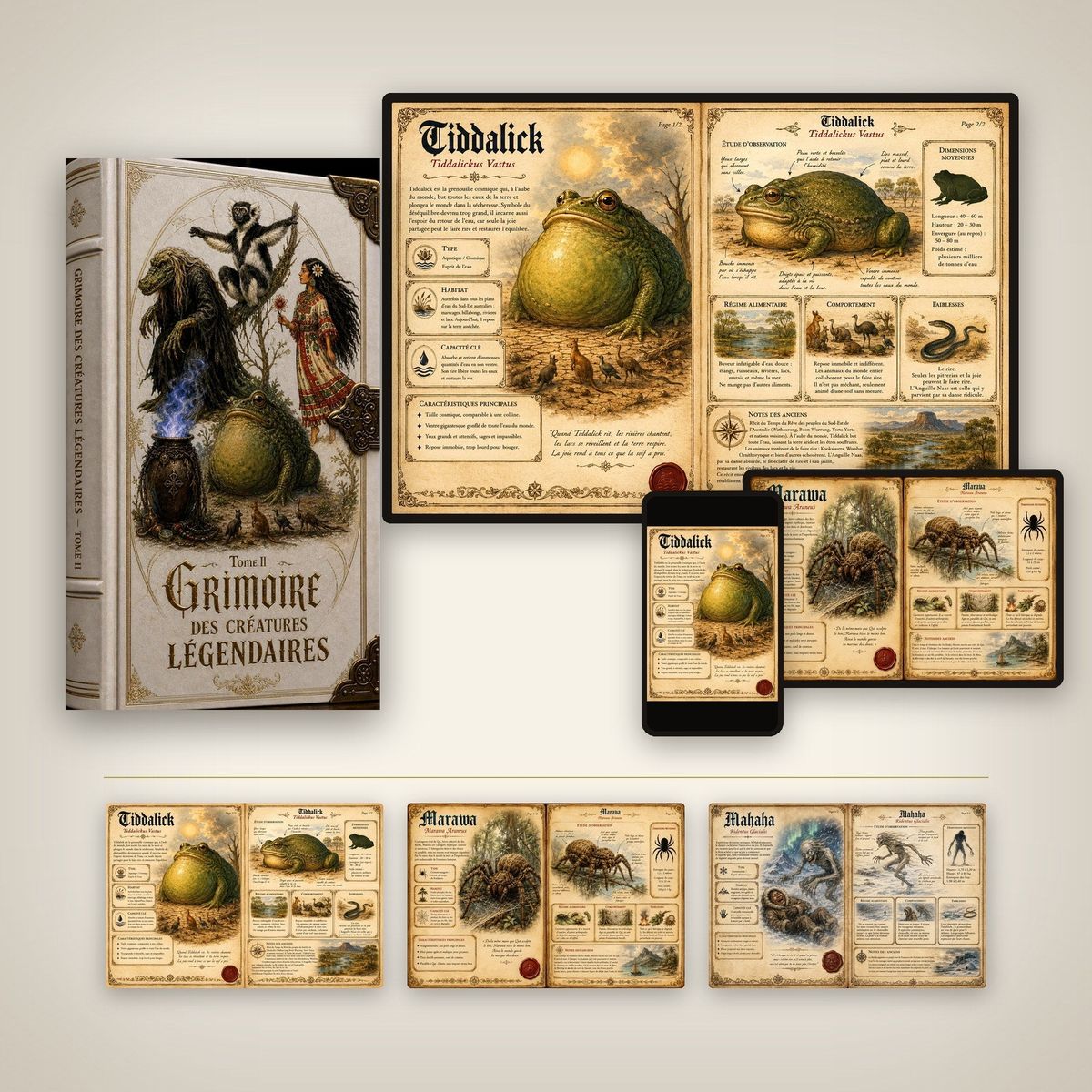 Grimoire des Créatures Légendaires — Tome II