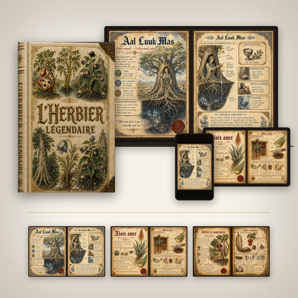 L'Herbier Légendaire — 50 Plantes Sacrées