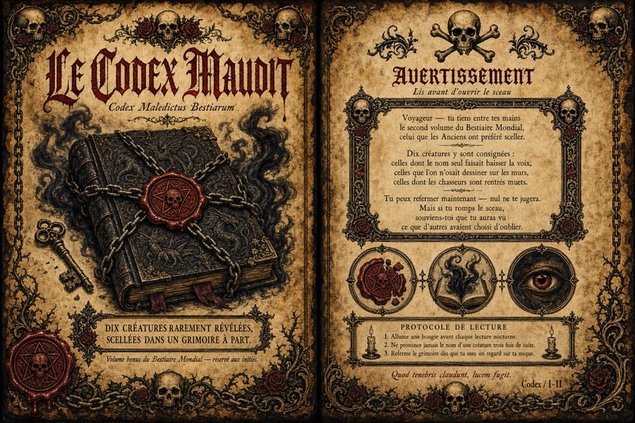 Le Codex Maudit &mdash; Bonus offert