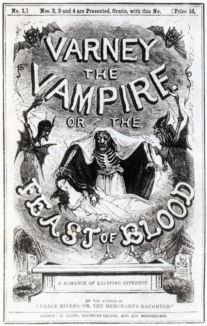 Couverture du fascicule Varney the Vampire or the Feast of Blood, 1845
